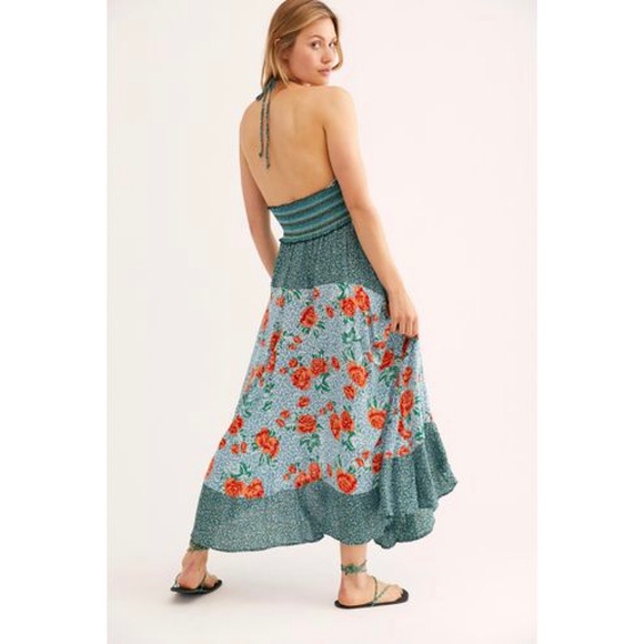 Free People Gabriela Slip Backless Floral Dress - Picture 5 of 16